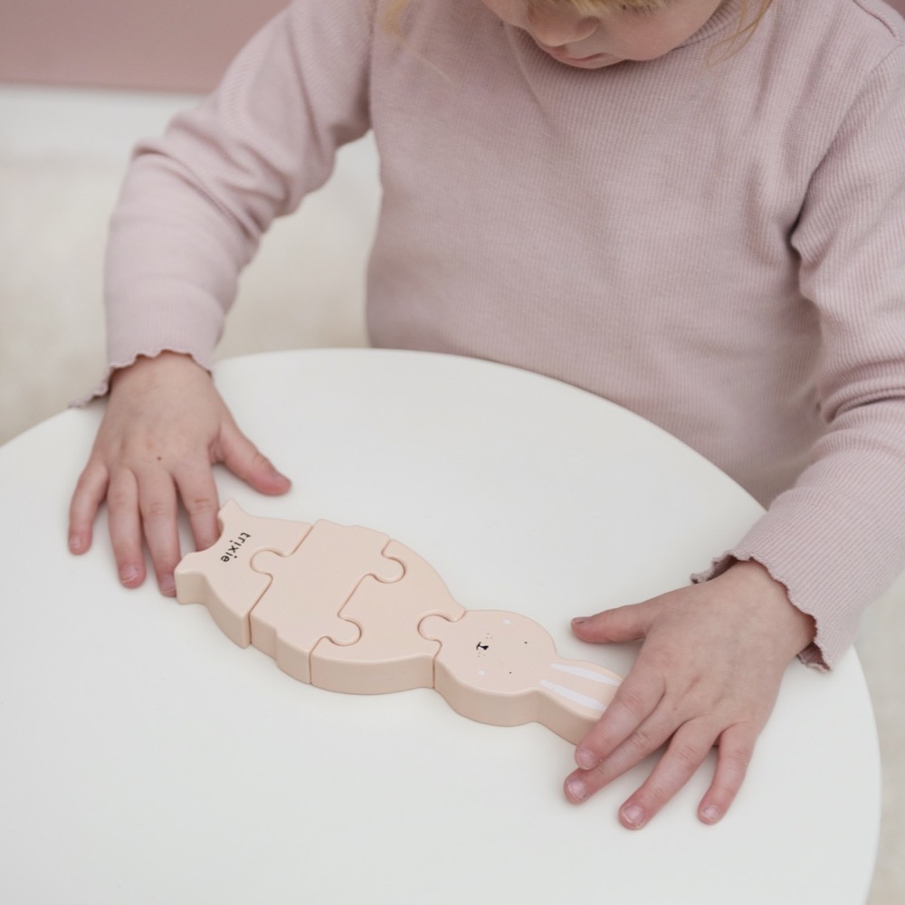 Wooden body puzzle - Mrs. Rabbit